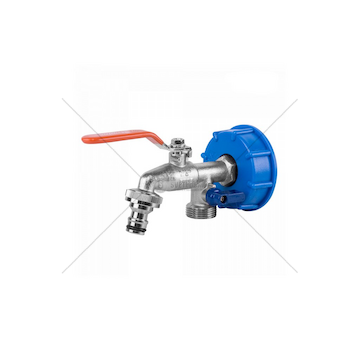 Sada pro kontejner na vodu IBC, uzávěr IBCS60 a zahradní ventil GKK0512