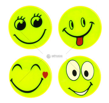 Sada reflexních samolepek SMILE AMiO-03941