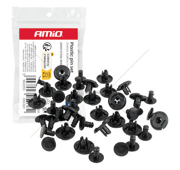Sada rozpěrných příchytek 10 mm ⌀ 6.5 mm, 20 ks AMIO-05036