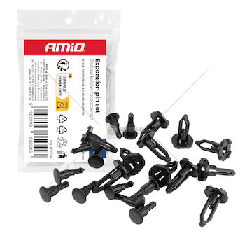 Sada rozpěrných příchytek 28 mm ⌀ 9 mm, 10 ks AMIO-05054