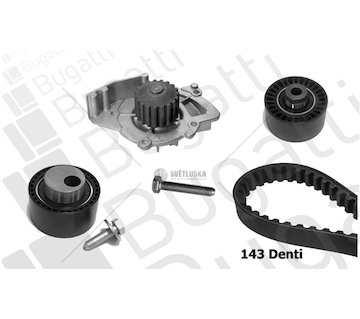 Sada rozvody citroen jumper 02> [+]vodní čerpadlo 2.2 hdi kbu7409d