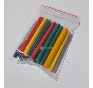 Sada smršťovacích bužirek průměr 2-10mm/délka 70mm 15ks