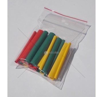 Sada smršťovacích bužirek průměr 2-5mm/délka 50mm 20ks