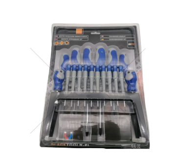 Sada šroubováků 18ks magnetické, stojan