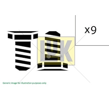 Sada sroubu, setrvacnik vw transporter t4 90> sada WLUK 411014510