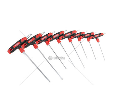 Sada torx klíčů s příčnou rukojetí 8 kusy AMIO-04827