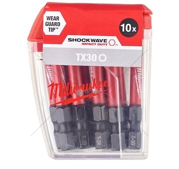 Sada torxních šroubovacích bitů shockwave™ cd tx30/ 50 mm - 10 ks 4932471574_A