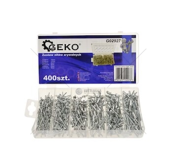 Sada trhacích nýtů 400ks GEKO