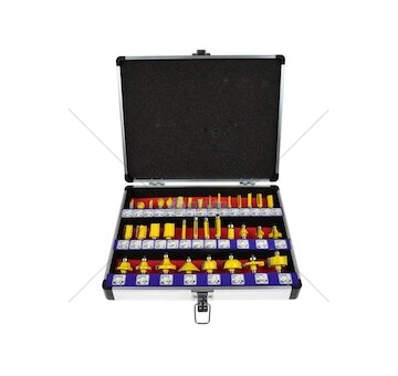 Sada tvarových fréz na dřevo 35ks GEKO