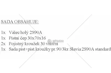 Sada úplného válce 2s90a pr. 90/3kr slávia | MT01011-a