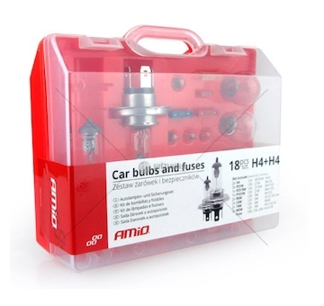 Sada žárovek 12V/H4x2 18ks