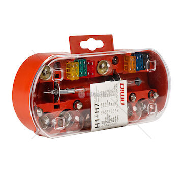 Sada žárovek 30ks (H1 + H7) AMIO-03960