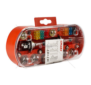Sada žárovek 30ks (H7+H7) AMIO-03959