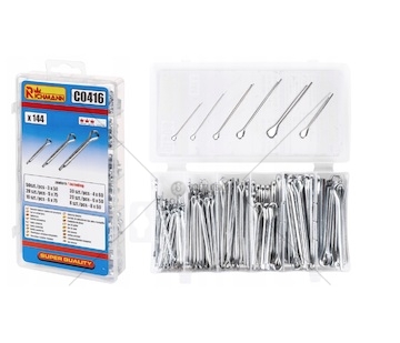 Sada závlaček 144ks rozměr 3-8mm CORONA C0416