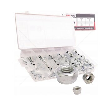 Samojistící matice, sada 146ks MAR-POL