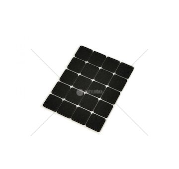 Samolepící plstěné podložky pod nábytek 20 ks čtvercové 20x20 mm GEKO