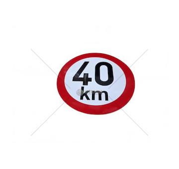 Samolepka - 40km TAB 40