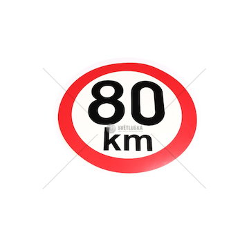 Samolepka - 80km TAB 80