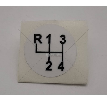 Samolepka obyčejná rukojeť řadící páky Multicar M25, M26.0