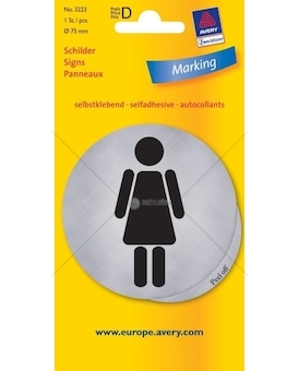 Samolepka WC dámské MTX 3223