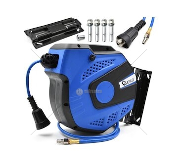 Samonavíjecí buben s tlakovou hadicí 14m, 6,5x10mm GEKO