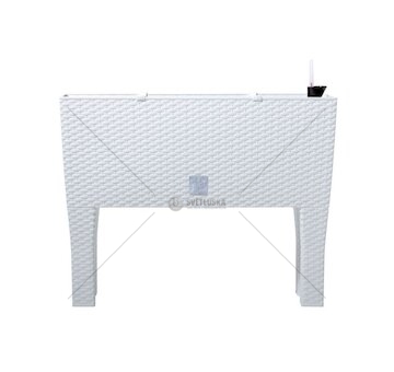 Samozavlažovací květináč-truhlík 30l, bílý RATO CASE HIGH