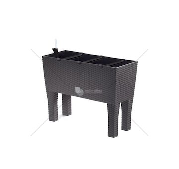 Samozavlažovací květináč-truhlík 72 l - RATO CASE HIGH (Barva: Umbra)