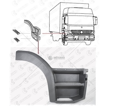 Schod kabiny dvojitý p mercedes atego 2 od 01.2004 0114798_A