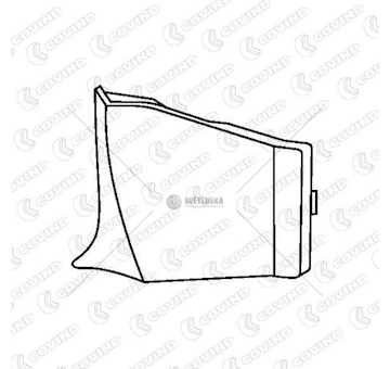 Schod nárazníku IVECO EUROCARGO 2008 COVIND COV/095/88