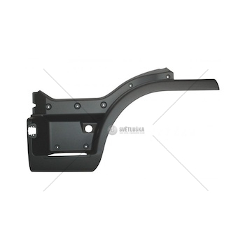 Schod velký MAN TGL 12 Levá strana, šedá barva