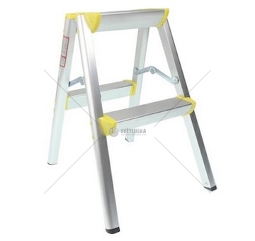 Schůdky 2-stupně GMP hliníkové oboustranné