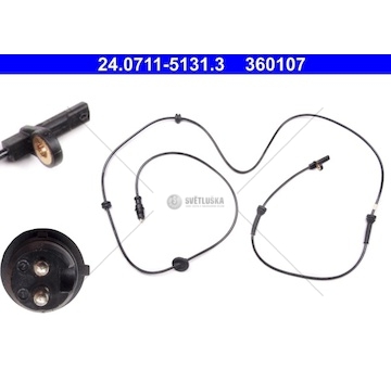Sensor abs fiat doblo 00> vzad l/p 24.0711-5131.3