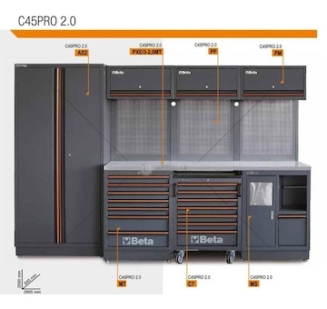 Sestava dílenského nábytku beta c45pro 2.0 w/268ut 045009159_A