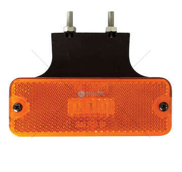 Side Marker Light SIDE MARKER LED 12/24V AMBRA C/STAFFA 247 LIGHTING