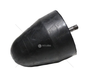 Silentblok - doraz M12/ 115x140 mm 1 šroub