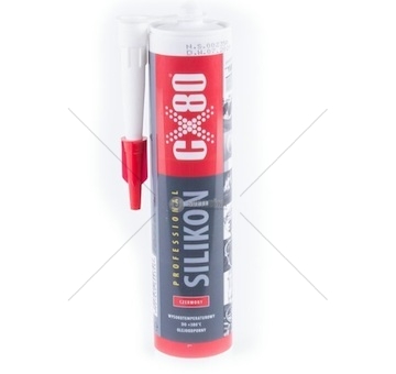 Silikon červený CX-80/310ml. profesional +360C