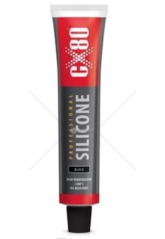 Silikon CX-80/80g černý profesional +380°C