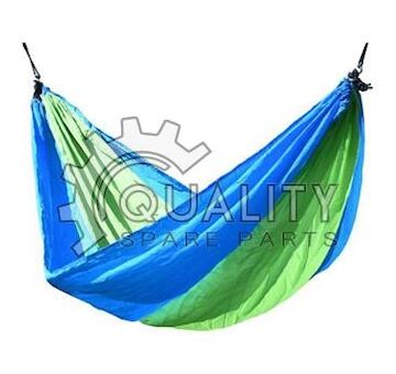 Síť houpací NYLON zeleno-modrá