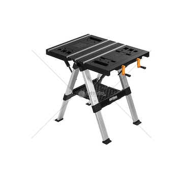 Skládací pracovní stůl 82×81,5×62,5 cm, s upínáním - KRAFT&DELE