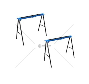 Skládací stavební podpěra, koza s protiskluzem, sada 2 ks - GEKO