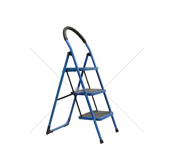 Skládací třístupňový žebřík GEKO