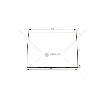 Sklo čelní (čiré) 53369006