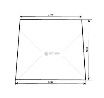 Sklo čelní - lepené 86368075