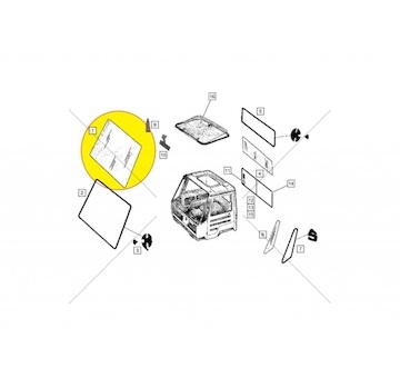 Sklo čelní Multicar M26