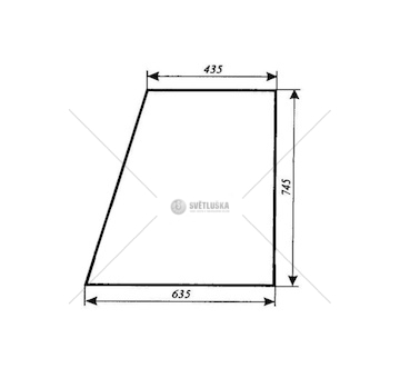 Sklo dveří horní 47187926