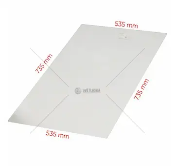 Sklo dveří horní zkosené | 6911-7912