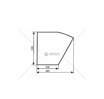 Sklo dveří spodní 59117962
