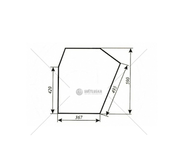 Sklo dveří spodní 69117913
