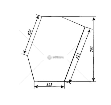 Sklo dveří spodní 83368134