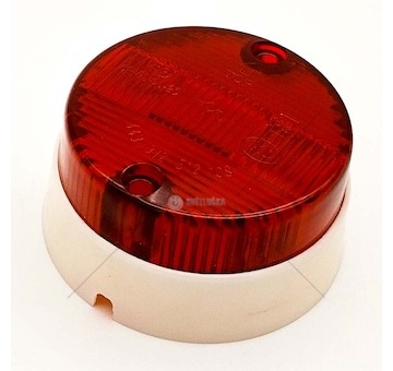 Sklo krycí poziční svítilny červené